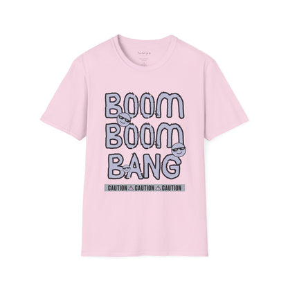 Boom Boom Bang - Funny Attitude Cool Emoji Statement Artwork Tee