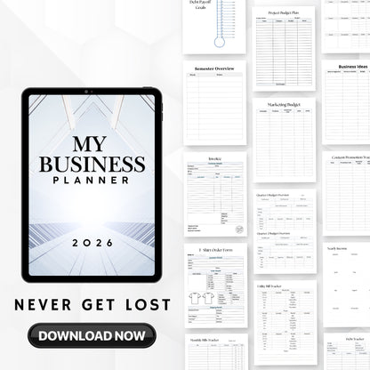 All In One Business Planner Bundle 2026