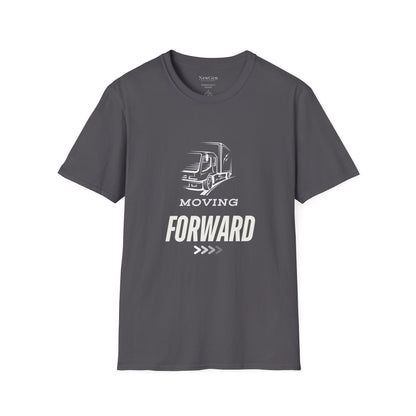 Moving Forward - Truck Driver Motivational Statement Artwork Tee