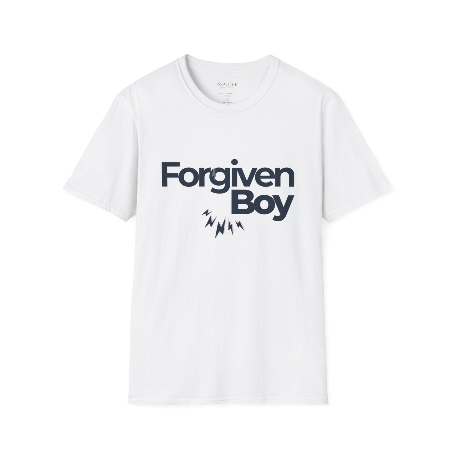 Forgiven Boy - Faith-Based Redemption Statement Artwork Tee