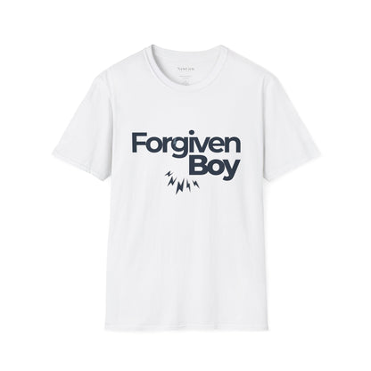 Forgiven Boy - Faith-Based Redemption Statement Artwork Tee