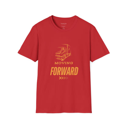 Moving Forward - Truck Driver Motivational Statement Artwork Tee