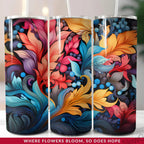 Colorful Nineties Vibes 20oz Tumbles Wraps 300 DPI