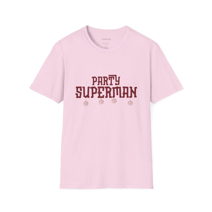 Party Superman - Disco Ball Celebration Statement Artwork Tee