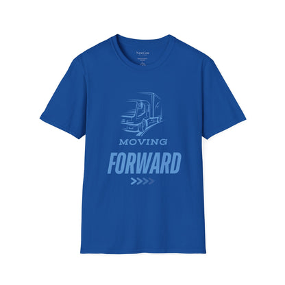 Moving Forward - Truck Driver Motivational Statement Artwork Tee