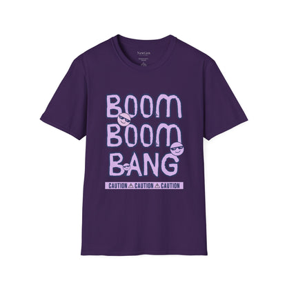 Boom Boom Bang - Funny Attitude Cool Emoji Statement Artwork Tee