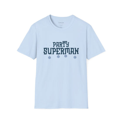 Party Superman - Disco Ball Celebration Statement Artwork Tee