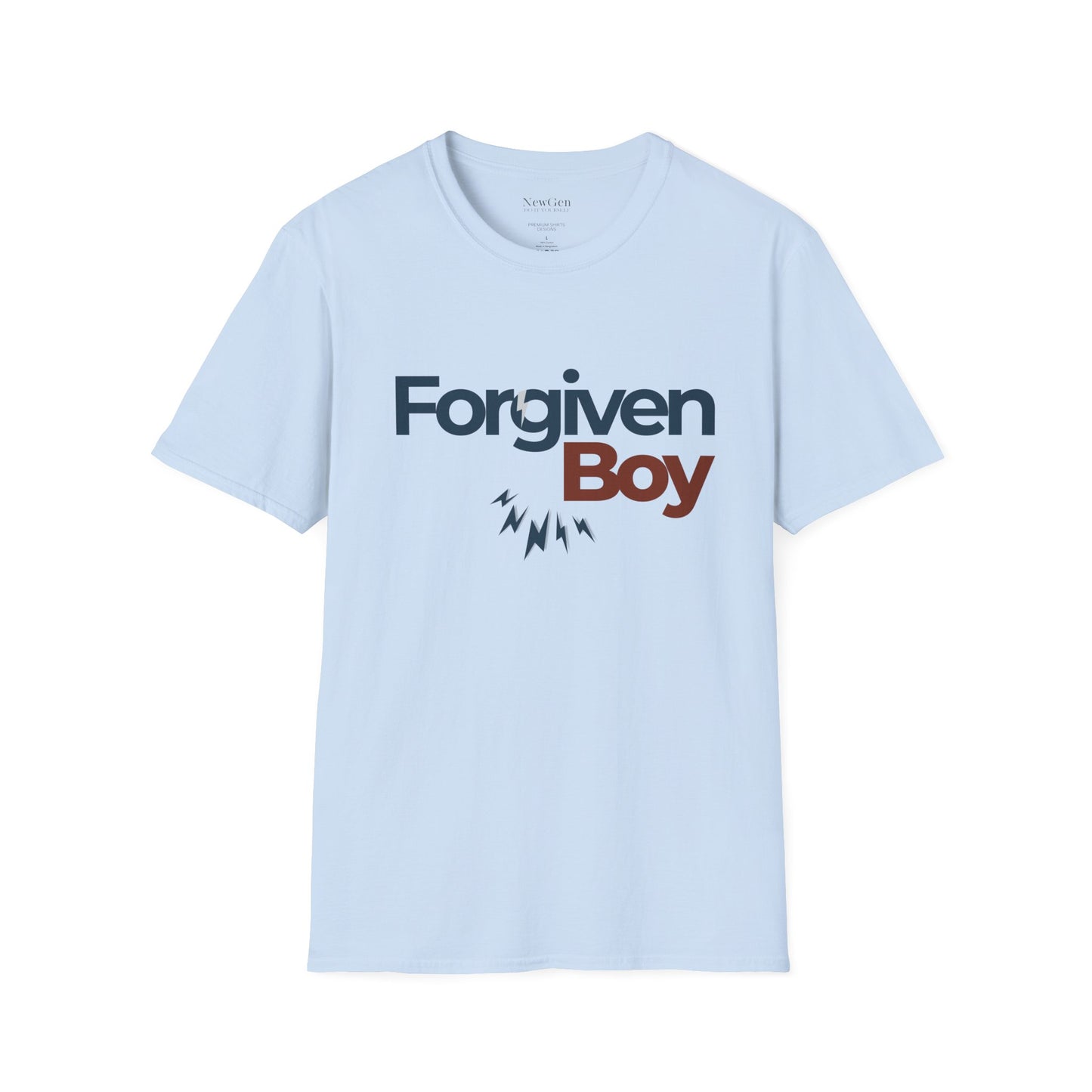Forgiven Boy - Faith-Based Redemption Statement Artwork Tee