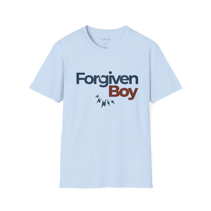 Forgiven Boy - Faith-Based Redemption Statement Artwork Tee
