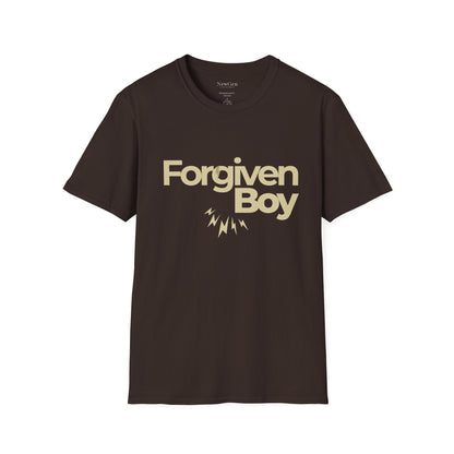 Forgiven Boy - Faith-Based Redemption Statement Artwork Tee