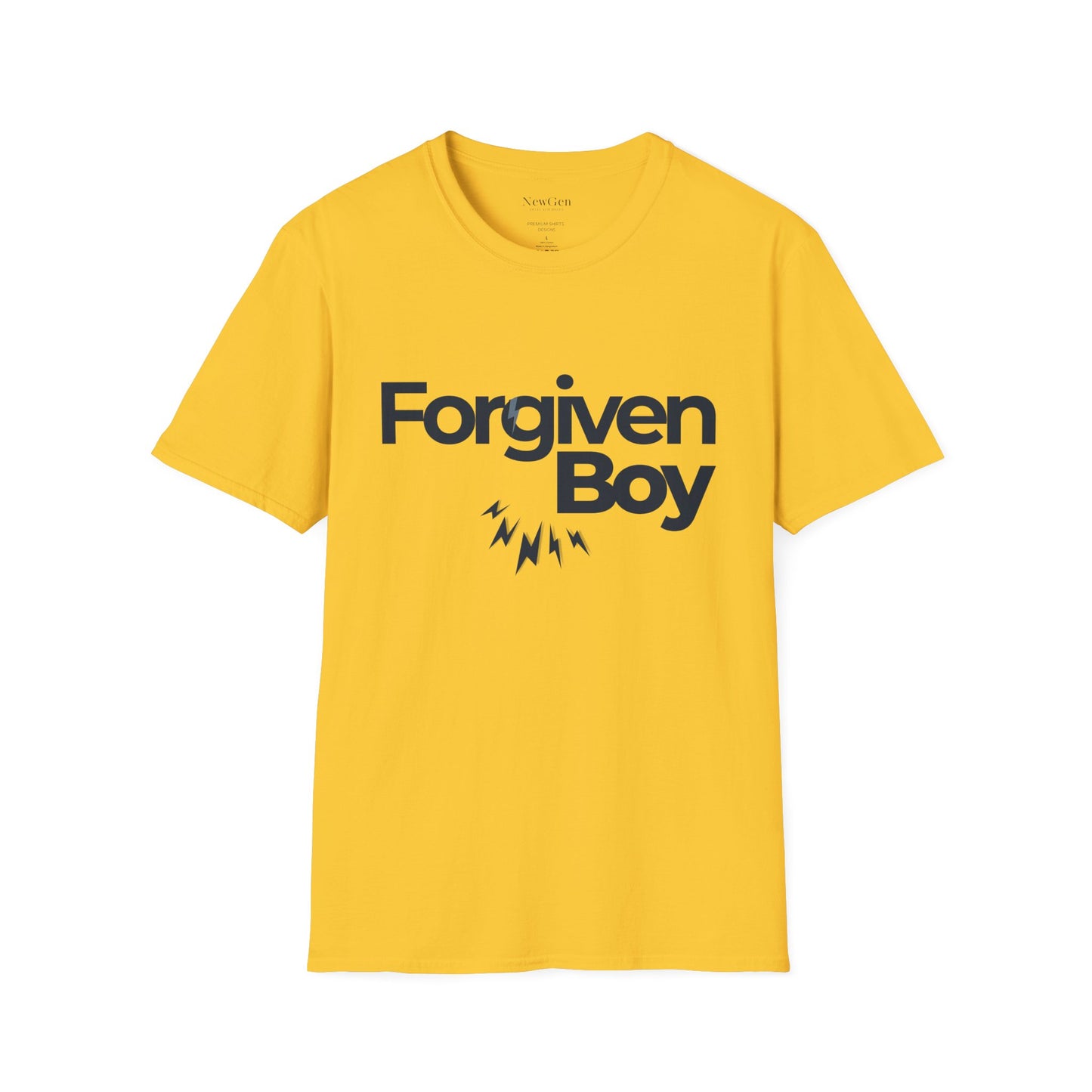 Forgiven Boy - Faith-Based Redemption Statement Artwork Tee