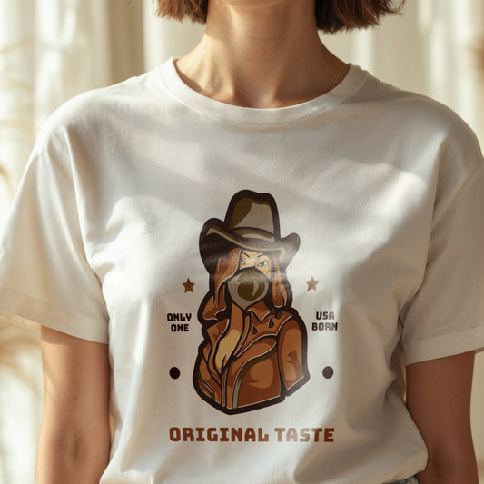 Original Taste - Vintage Western Cowboy Dog Authentic American Statement Artwork