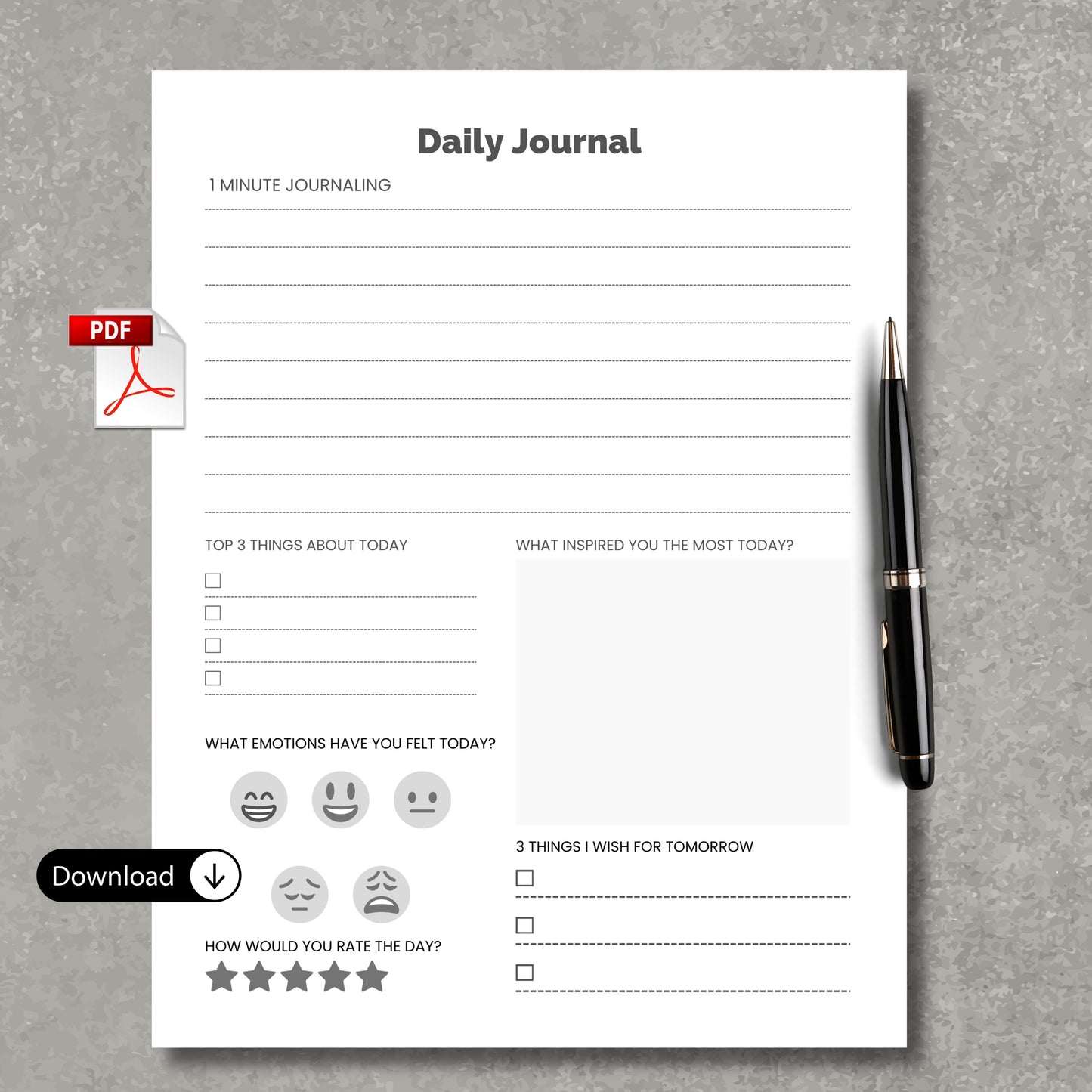 Daily Personal Journal