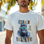 Create You Do This Believe - Gorilla Sunglasses Motivational Statement Artwork