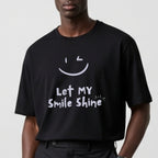 Let My Smile Shine - Positive Vibes Happiness Statement Artwork