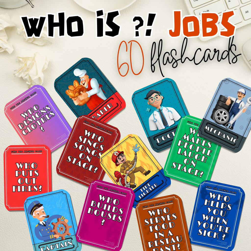 JOBS - WHO IS ?! Flashcards