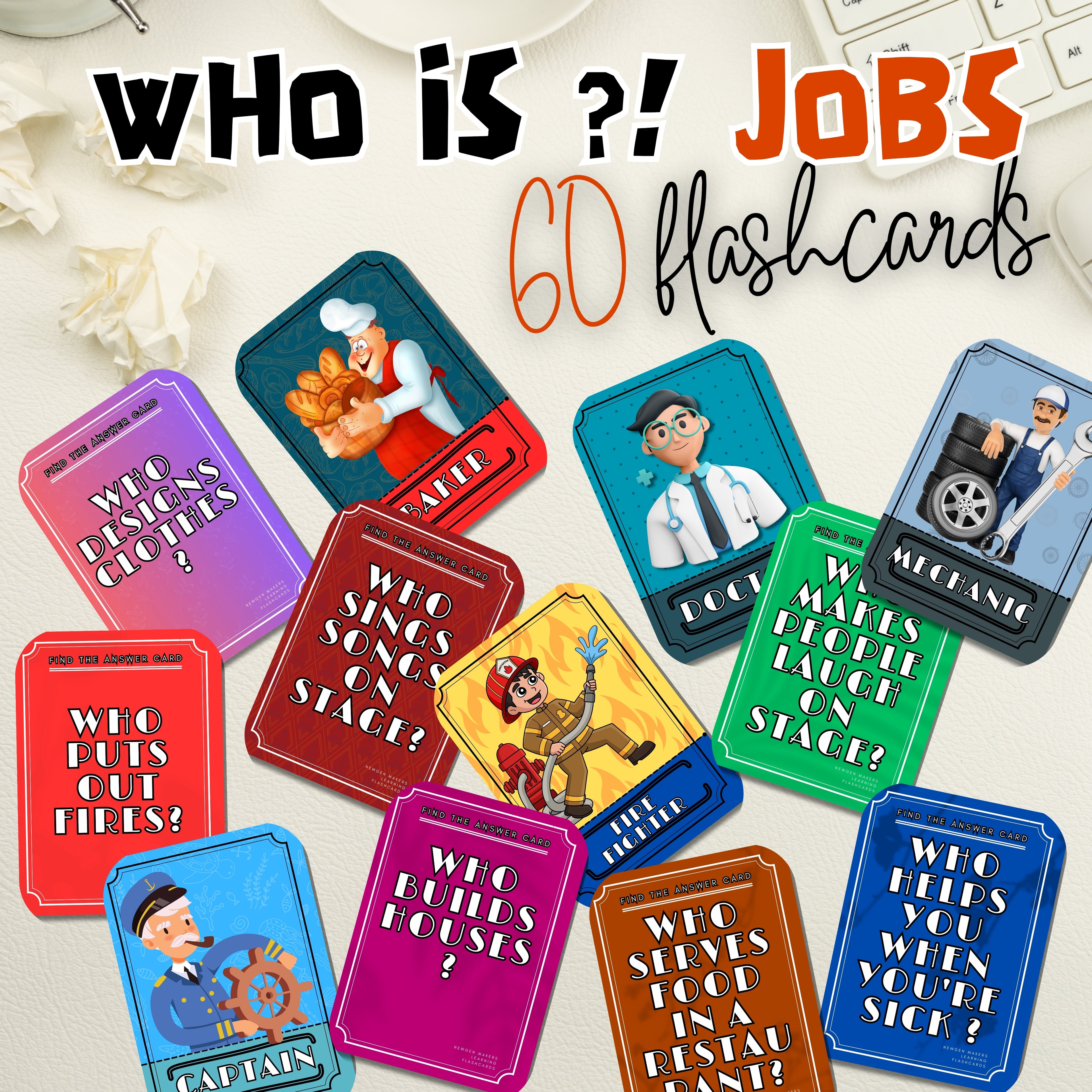 JOBS - WHO IS ?! Flashcards