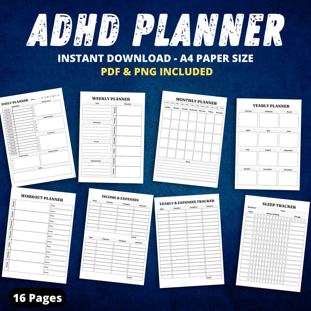 ADHD Personal Planner - Lite V.