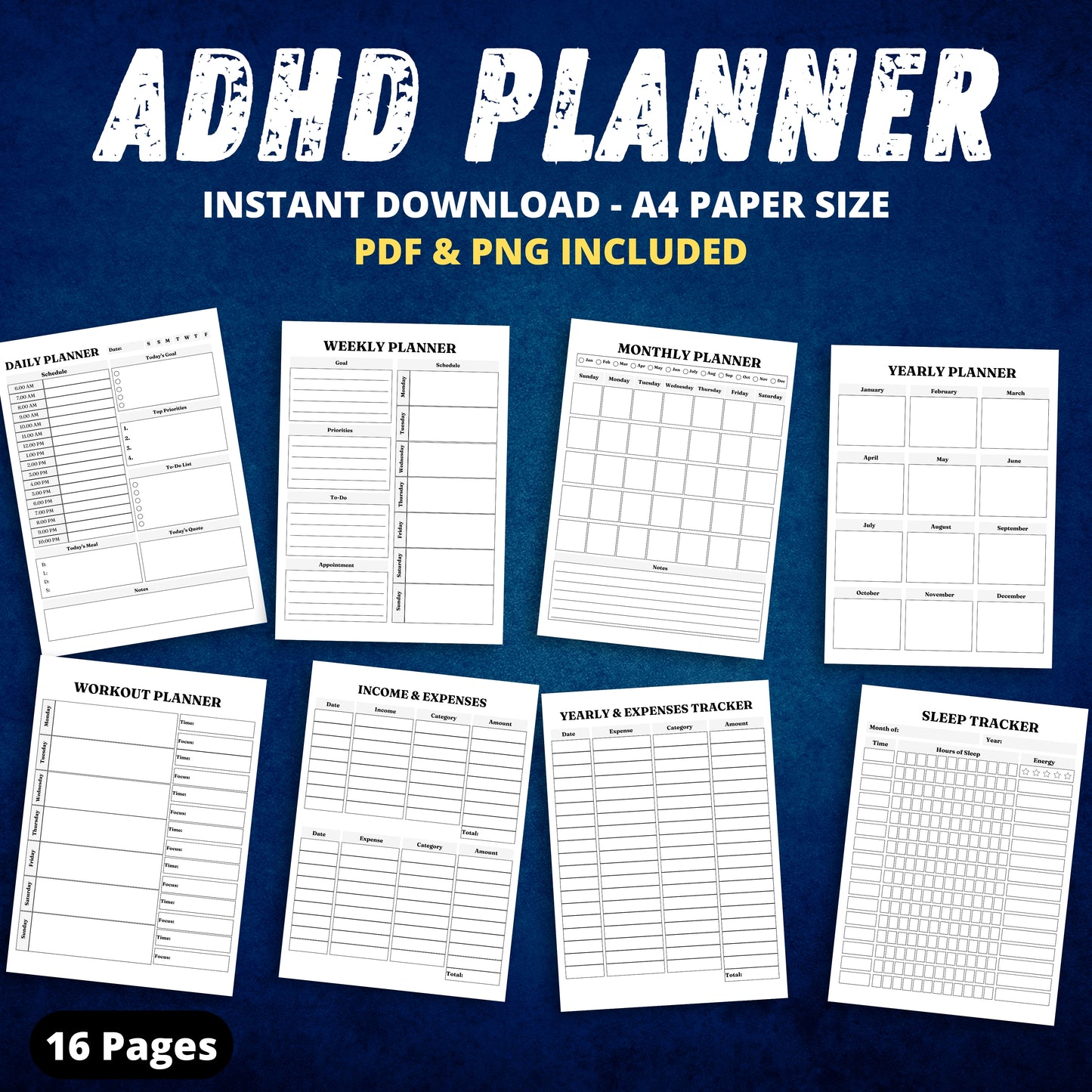 ADHD Personal Planner - Lite V.