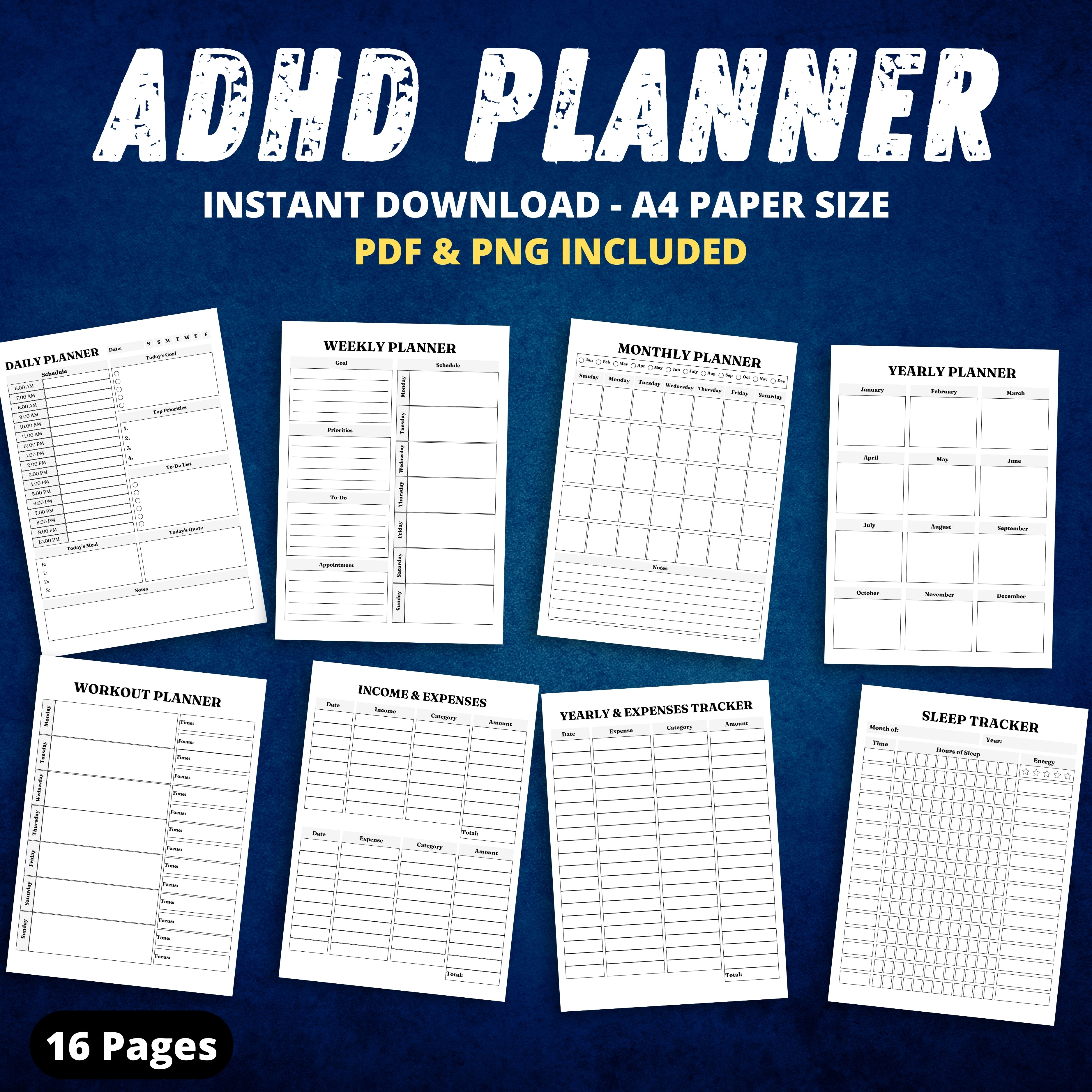 ADHD Personal Planner - Lite V.