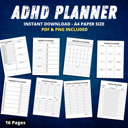 ADHD Personal Planner - Lite V.