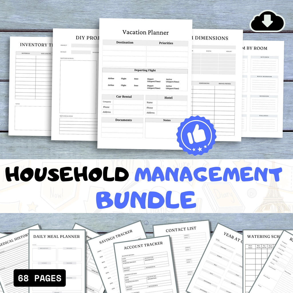 Household Management Bundle