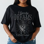 Spooky Dreams Mind Control - Gothic Witch Hat Skull Halloween Statement Artwork