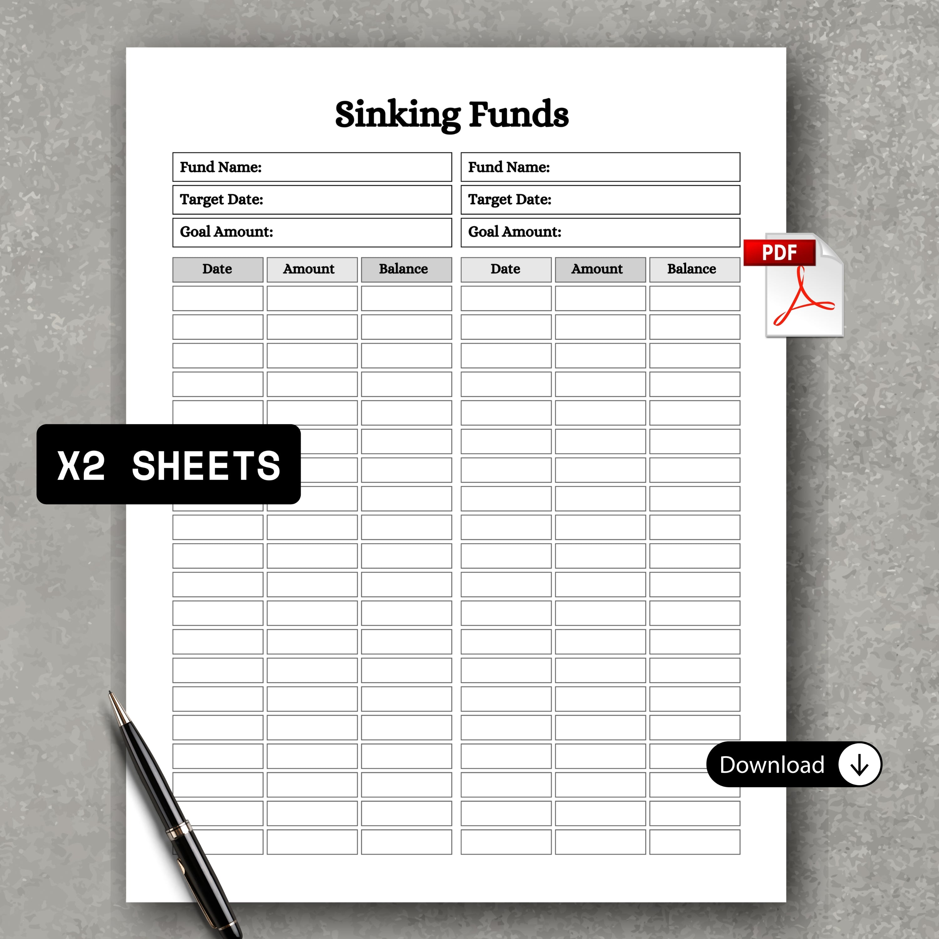 Sinking Funds Tracker