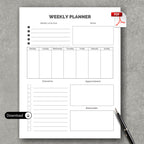 Weekly Planner PDF V1
