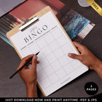 Let's Bingo Paper Game Template