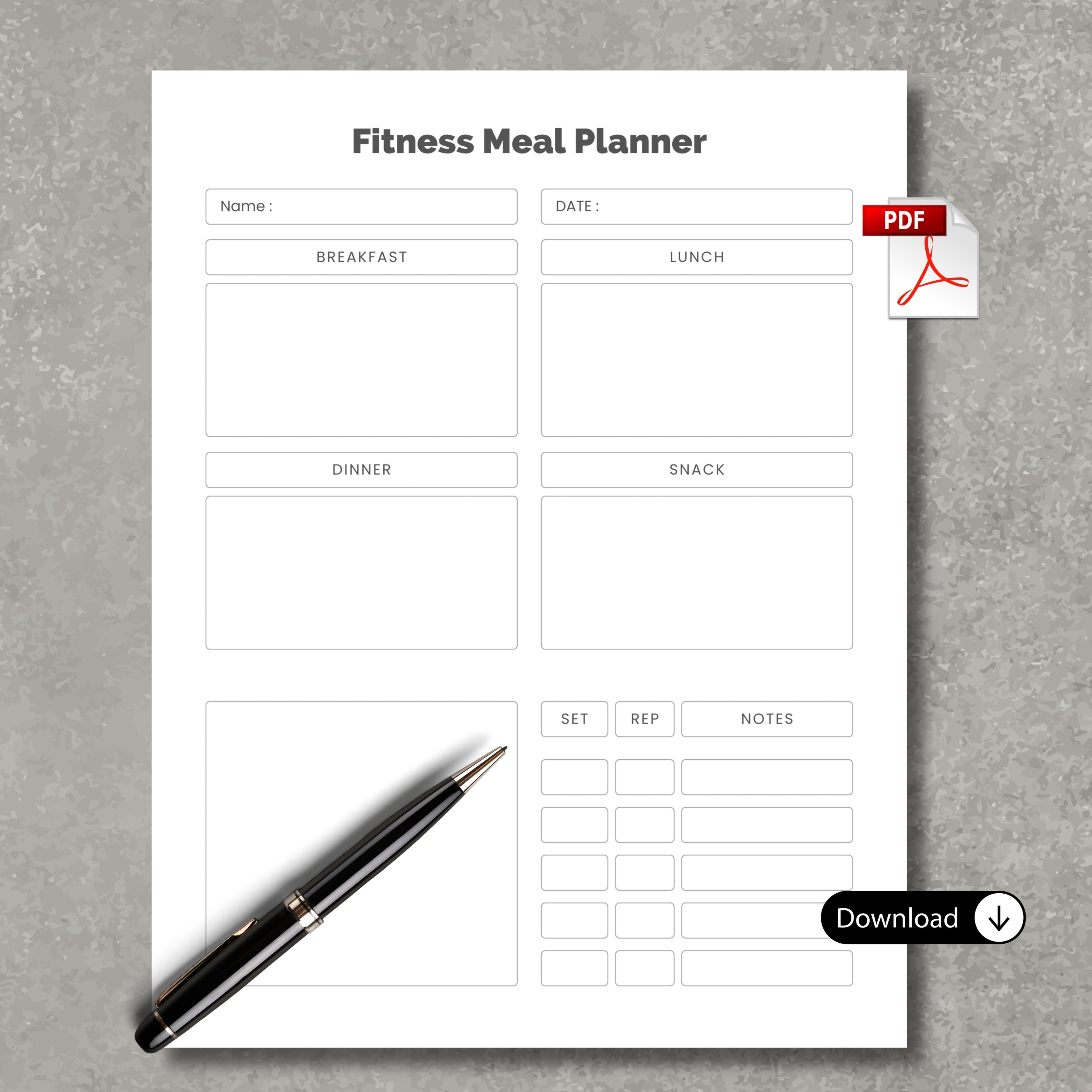 Fitness Meal Planner