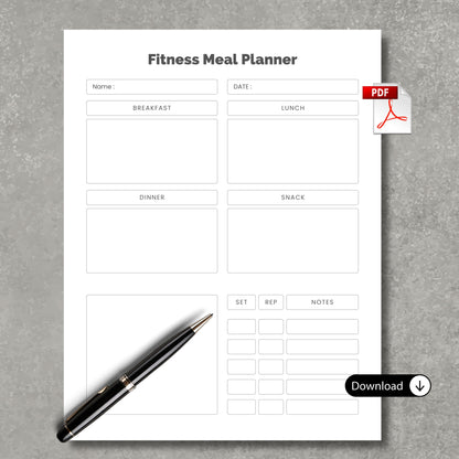 Fitness Meal Planner