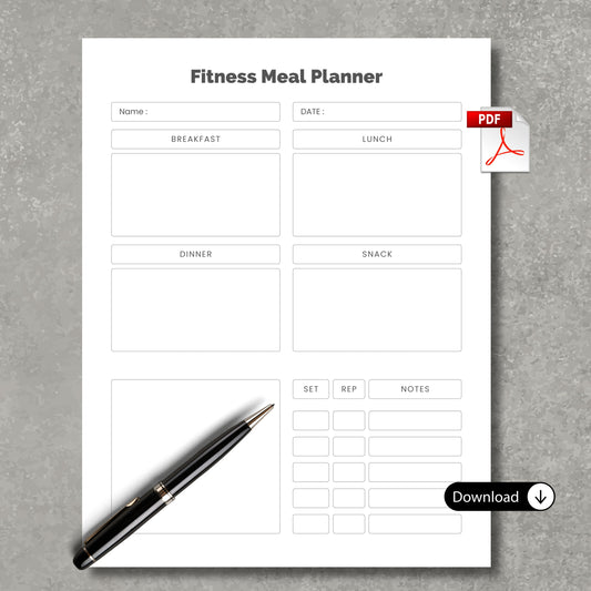 Fitness Meal Planner