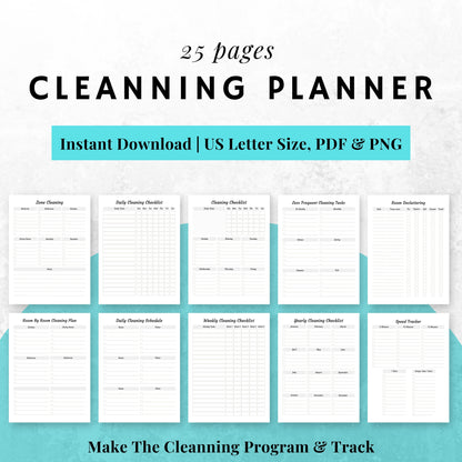 Cleanning Planner Bundle