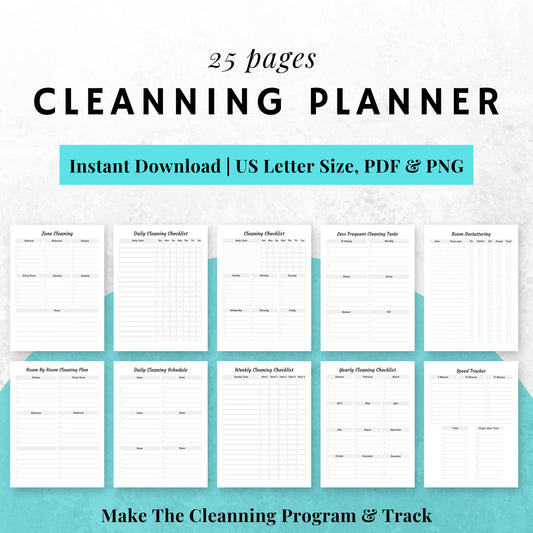 Cleanning Planner Bundle