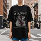 Freedom - Artistic Woman Silhouette Empowerment Movement Liberty Statement Artwork