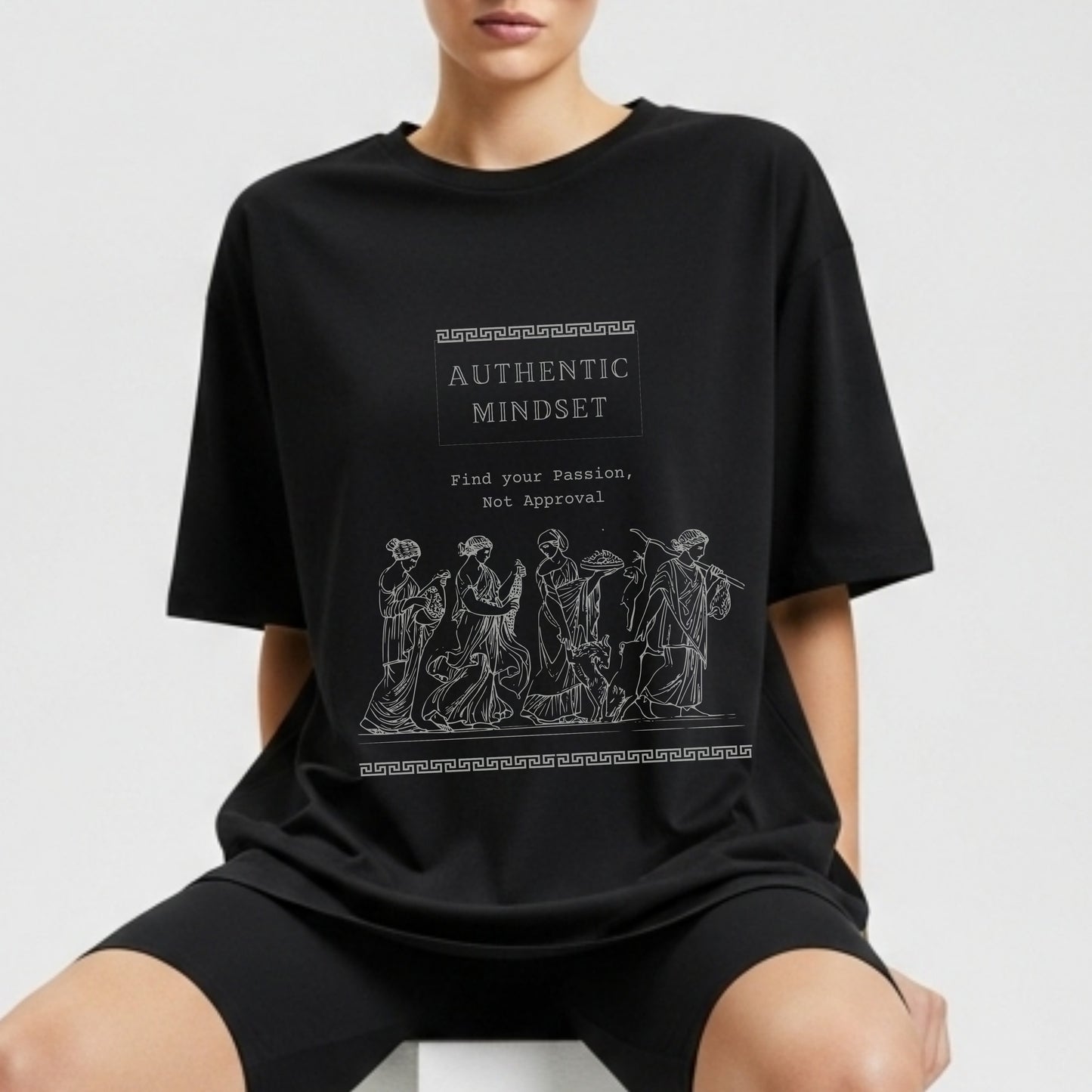 Authentic Mindset Find Your Passion Not Approval - Greek Philosophy Statement Artwork