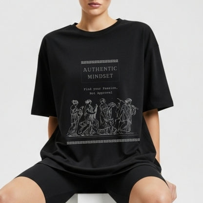 Authentic Mindset Find Your Passion Not Approval - Greek Philosophy Statement Artwork