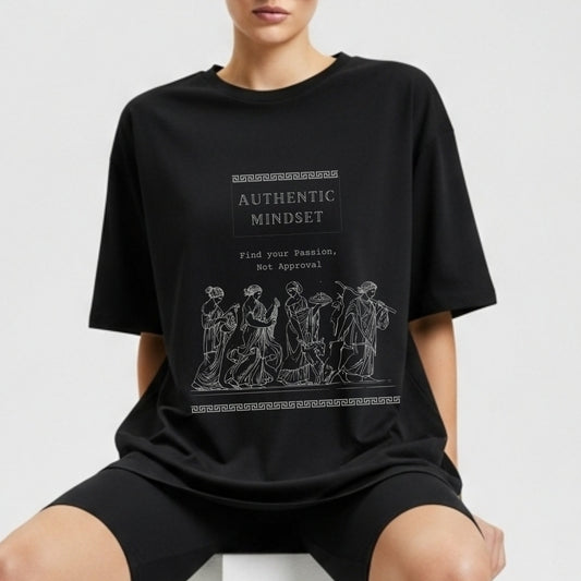 Authentic Mindset Find Your Passion Not Approval - Greek Philosophy Statement Artwork