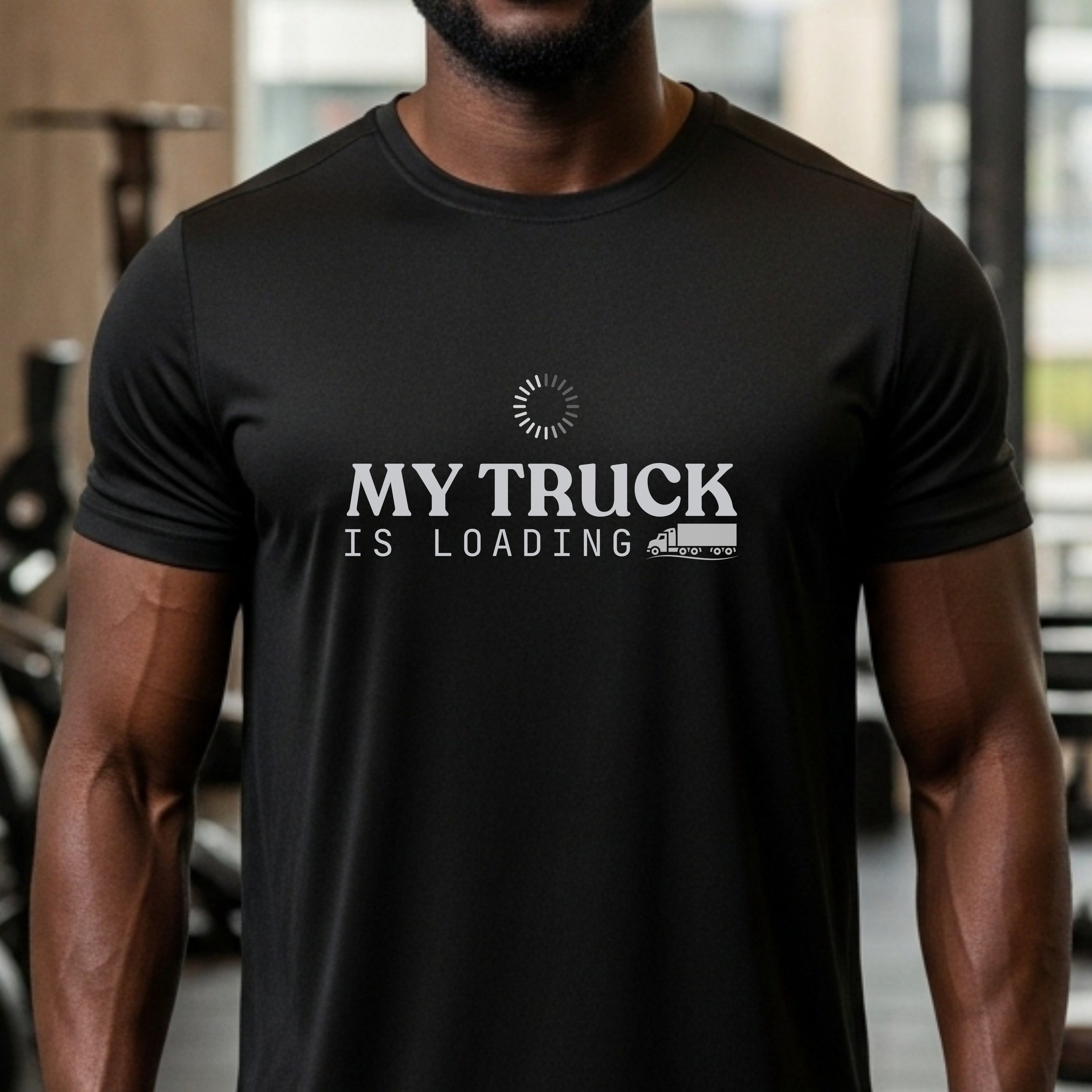 My Truck Is Loading - Funny Trucker Patience Statement Artwork