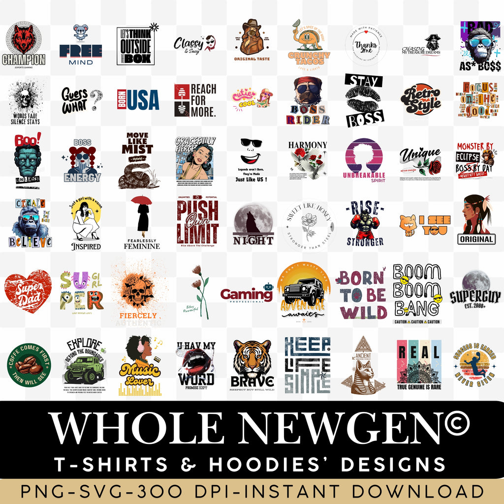 T Shirts & Hoodies Designs Bundle - Up To 85% OFF