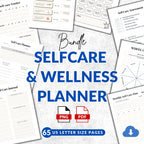 Selfcare & Wellness Planner Bundle
