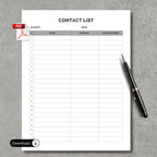 Contact List PDF Paper V1