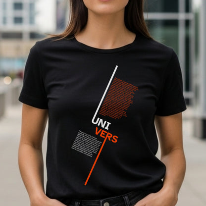 Uni Vers - Contemporary Typography Philosophy Exploration Statement Artwork