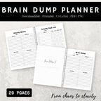 Brain Dump Planner Bundle