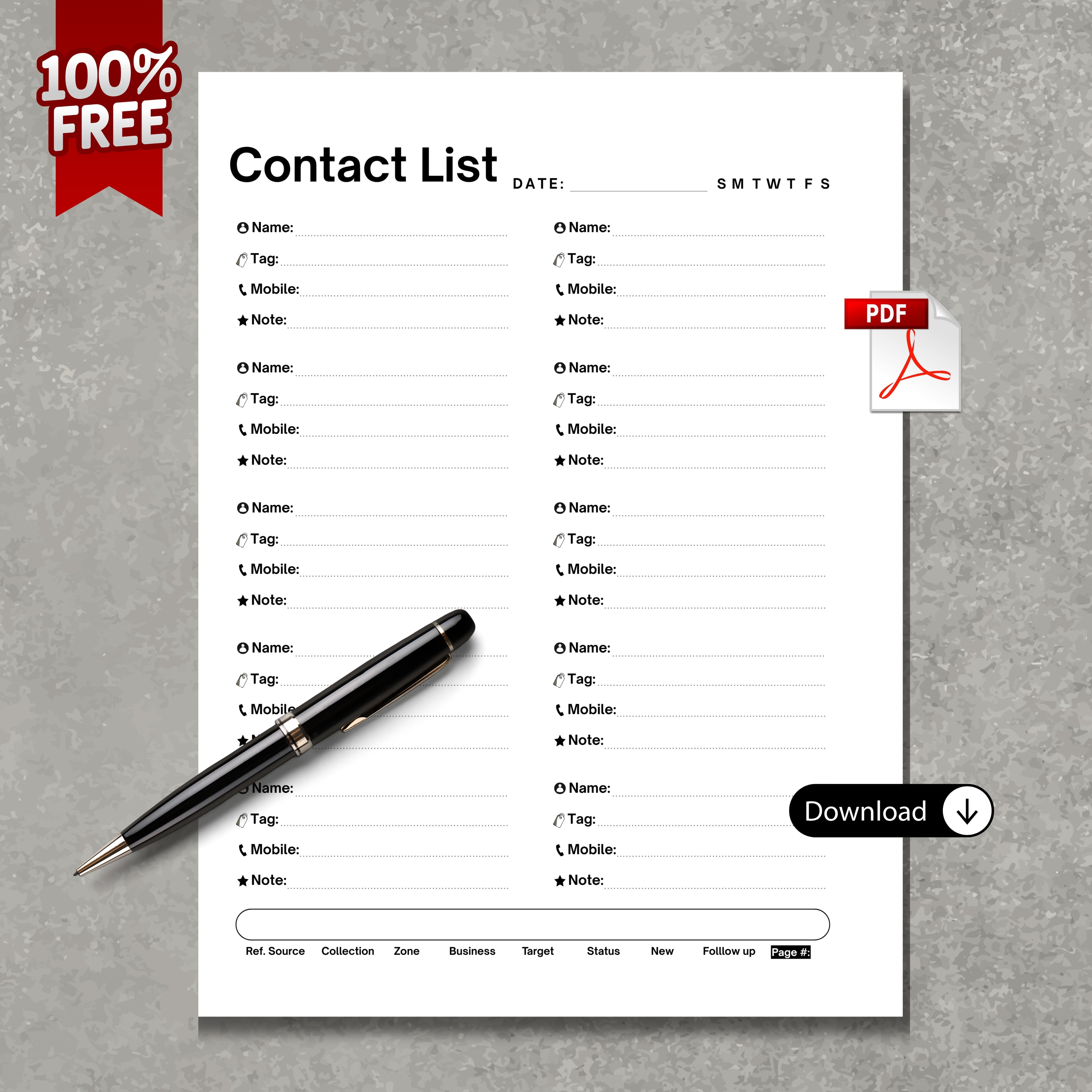 Contact List PDF
