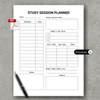 Study Session Planner
