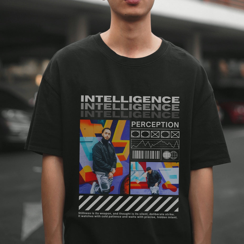 Intelligence Perception - Urban Streetwear Philosophical Statement Artwork