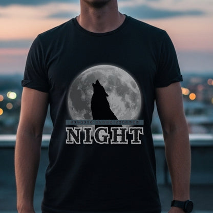 Secrets Bloom Through Night - Wolf Moon Mysterious Statement Artwork