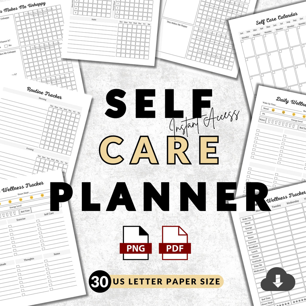 Self Care Planner Bundle